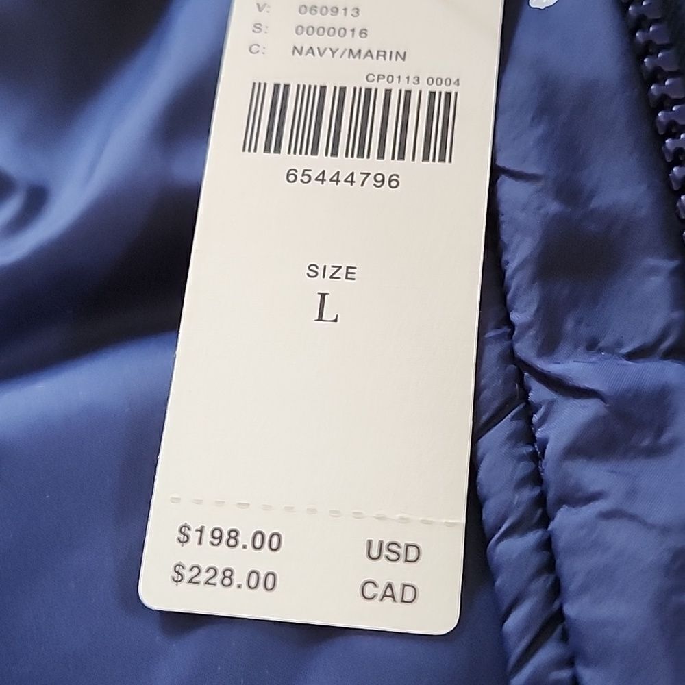 Maeve By Anthropologie Snap Sleeve Puffer Jacket Size Large New - Picture 8 of 12